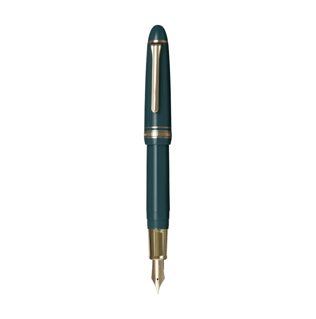 Sailor Japan 1911 Casual L Stable Gold Trim Fountain Pen- Muted Green