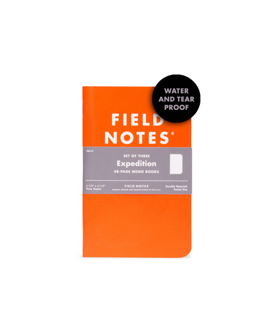 Field Notes 3½" × 5½"- Expedition Waterproof and Tearproof