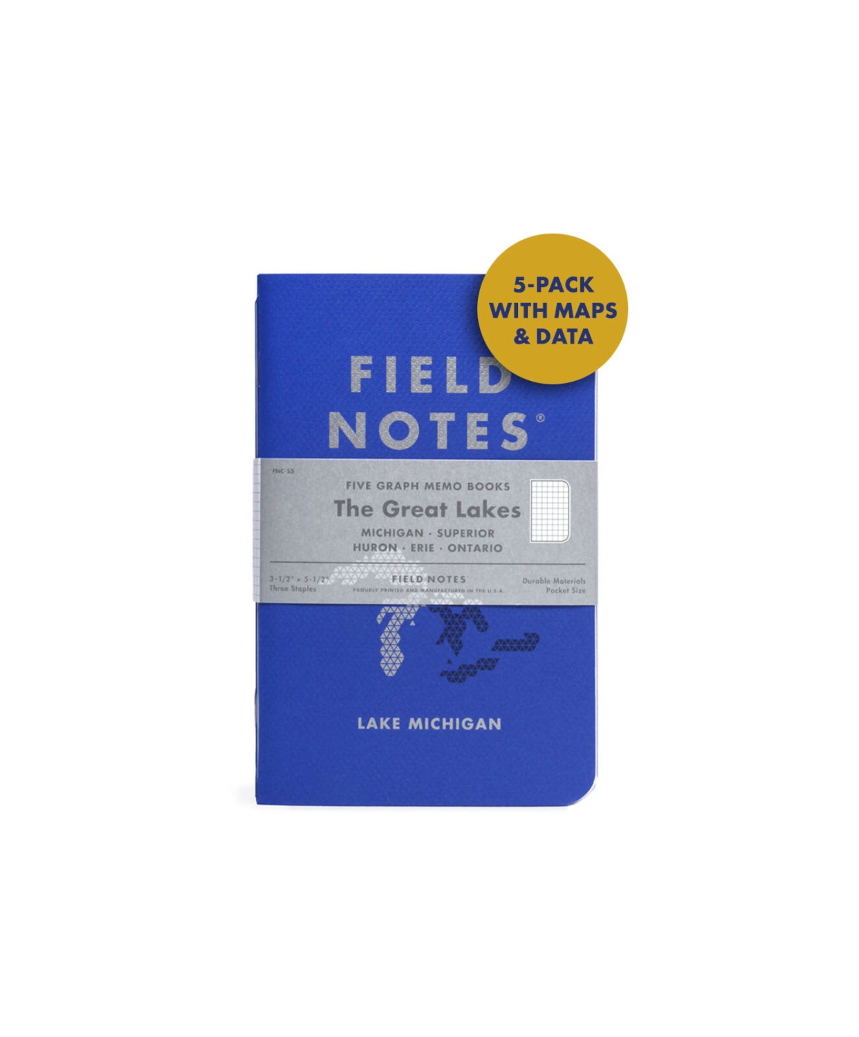 Field Notes 3½" × 5½"- Great Lakes