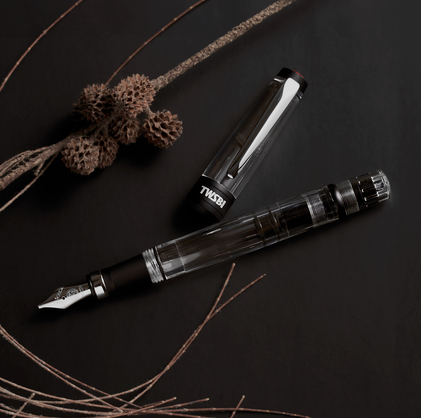 TWSBI Diamond 580AL Fountain Pen - Black