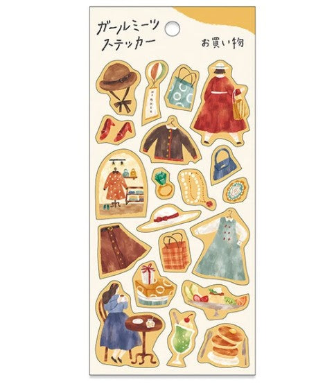 Mind Wave Stickers Girl Meets - Shopping
