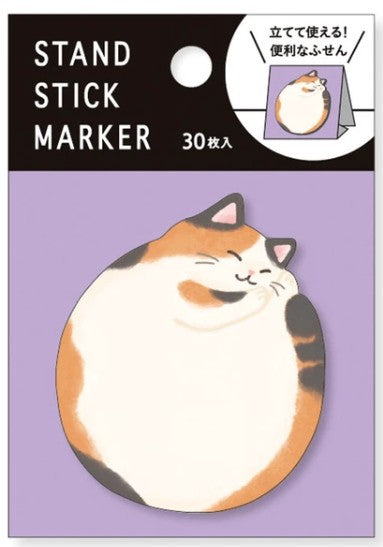 Mind Wave Sticky Notes Stand Stick Marker Japanese Cat