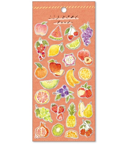 Mind Wave Stickers Heart Touching Food Fruit