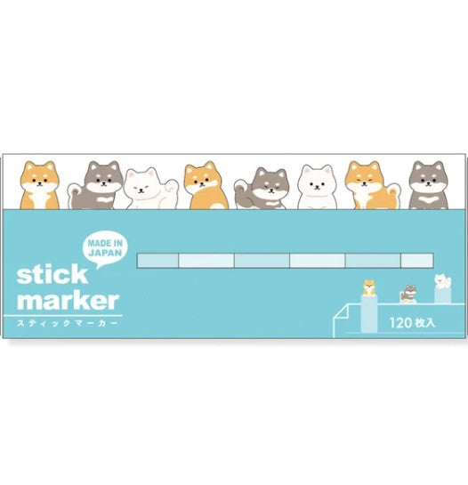 Mind Wave Sticky Notes Stick Marker Shiba Inu