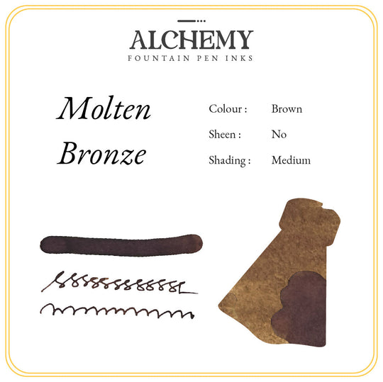 Alchemy Fountain Pen Ink - Molten Bronze