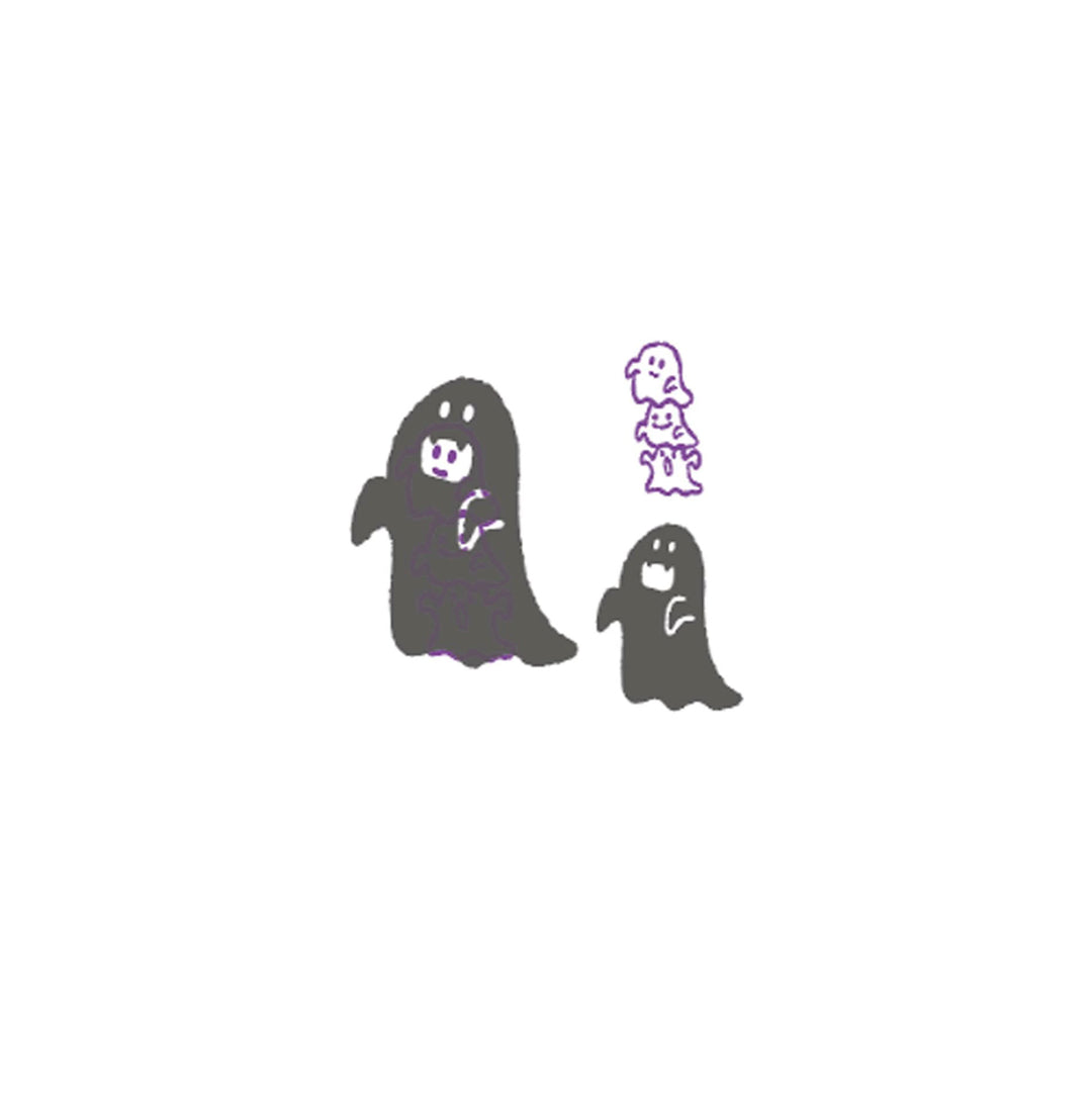 Kutsuwa Hancoco Slide Stamp- Ghost