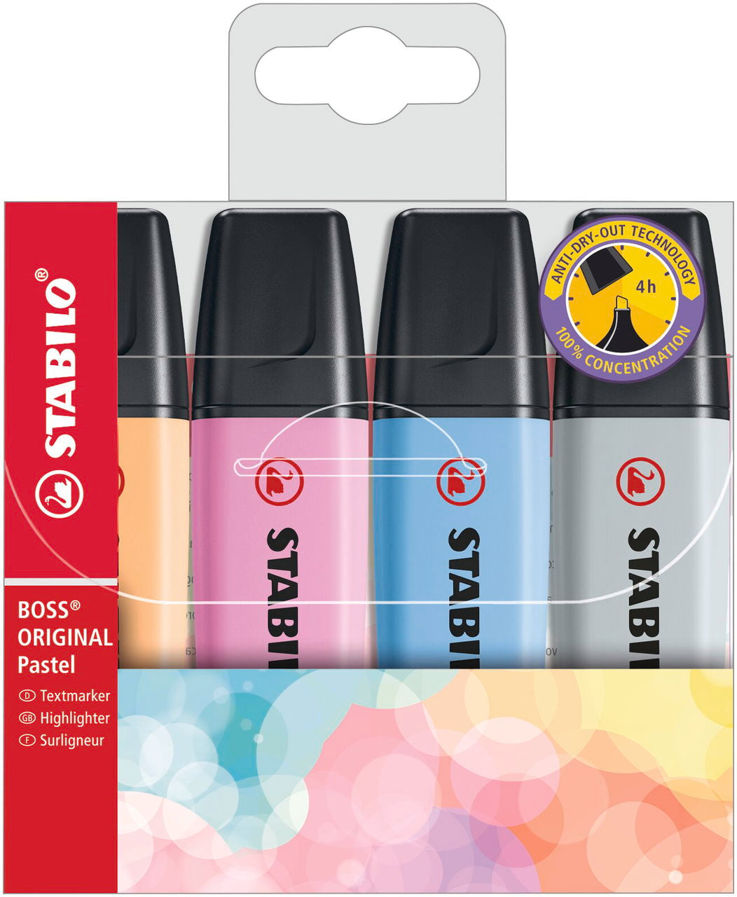 STABILO BOSS ORIGINAL Highlighter Set- Pastel 4