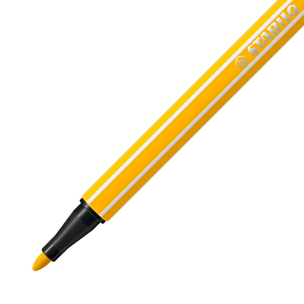 Stabilo Premium Medium Felt-tip Pen 68- Yellow