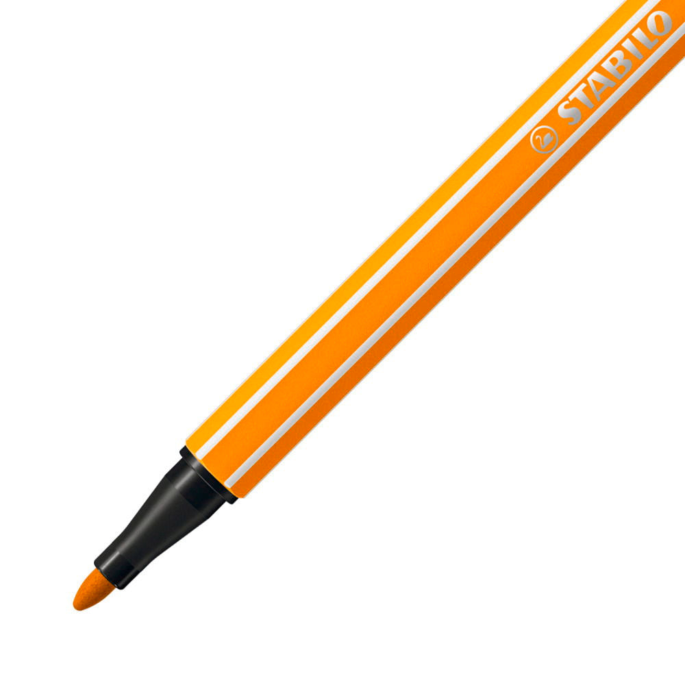 Stabilo Premium Medium Felt-tip Pen 68- Orange