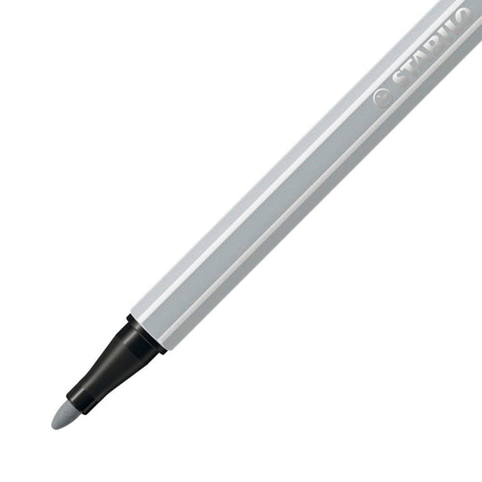 Stabilo Premium Medium Felt-tip Pen 68- Light Cold Grey