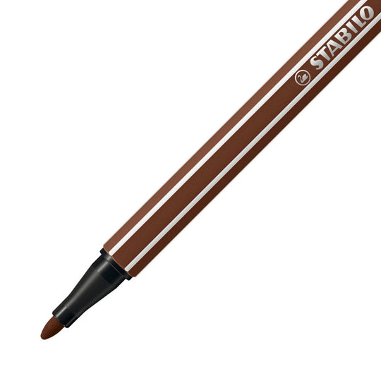 Stabilo Premium Medium Felt-tip Pen 68- Brown