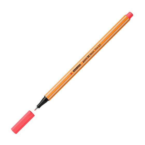 Stabilo Fineliner Point 88 - Neon Red