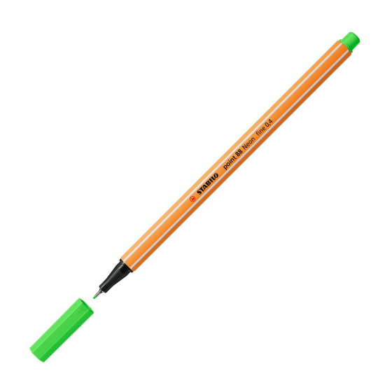 Stabilo Fineliner Point 88 - Neon Green