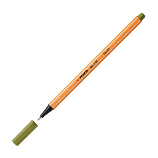 Stabilo Fineliner Point 88 - Mud Green