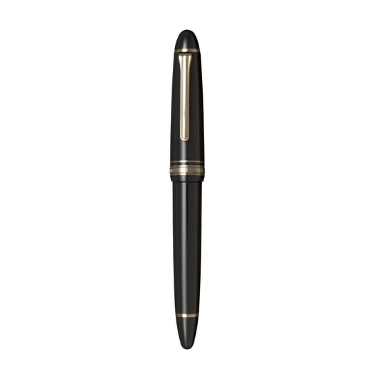 Sailor Japan 1911 Casual L Stable Gold Trim Fountain Pen- Muted Black
