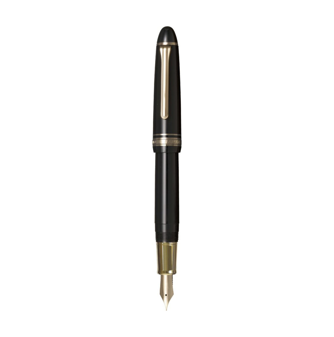 Sailor Japan 1911 Casual L Stable Gold Trim Fountain Pen- Muted Black