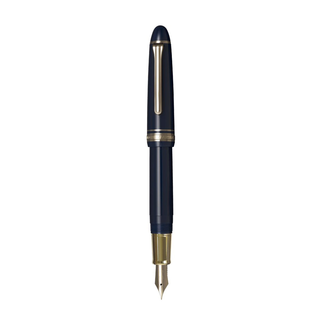 Sailor Japan 1911 Casual L Stable Gold Trim Fountain Pen- Muted Blue