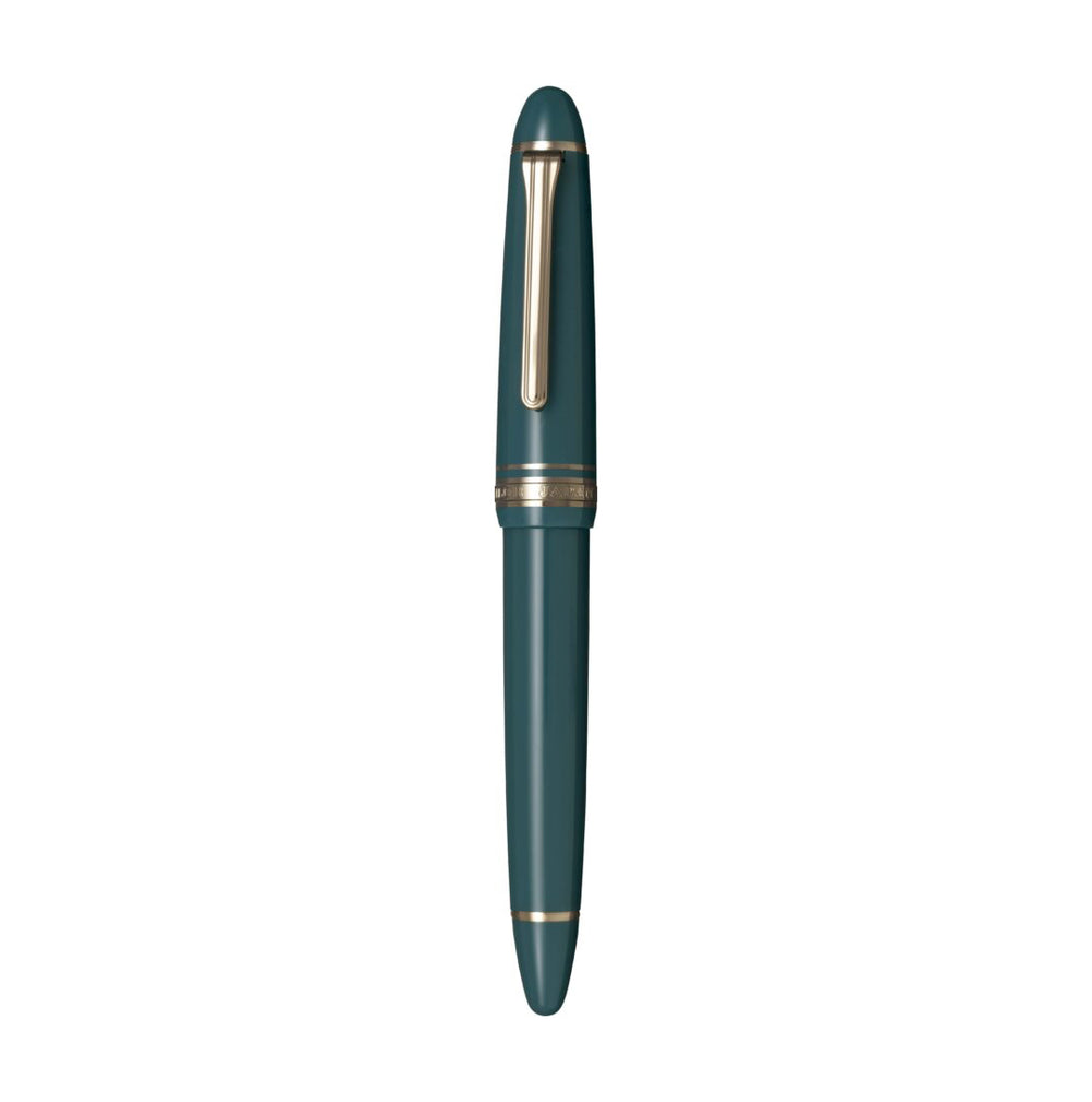 Sailor Japan 1911 Casual L Stable Gold Trim Fountain Pen- Muted Green