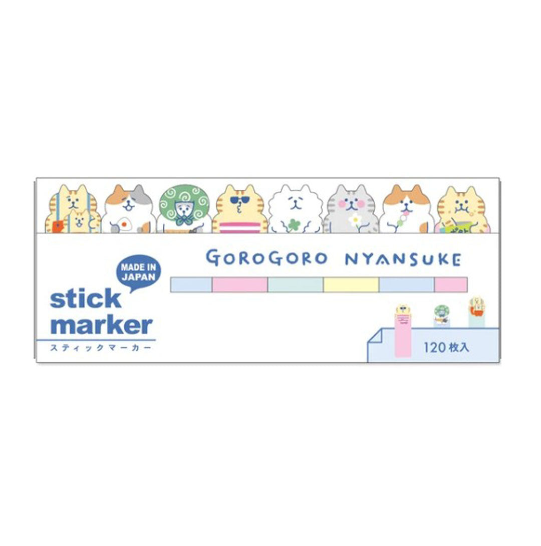 Mind Wave Sticky Note Thoughtful NyanSuke Stick Marker "Darari White"