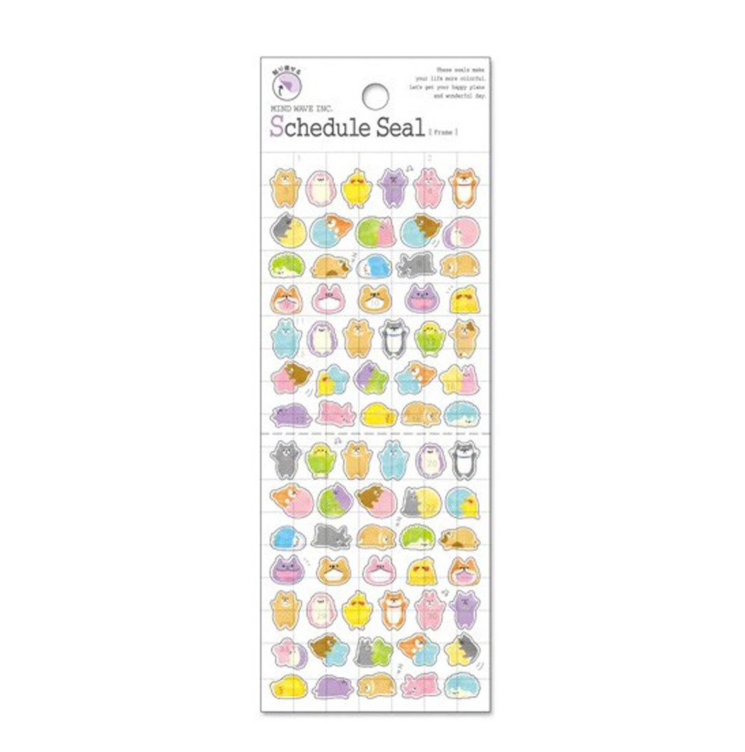 Mind Wave Schedule Sticker Frame 52