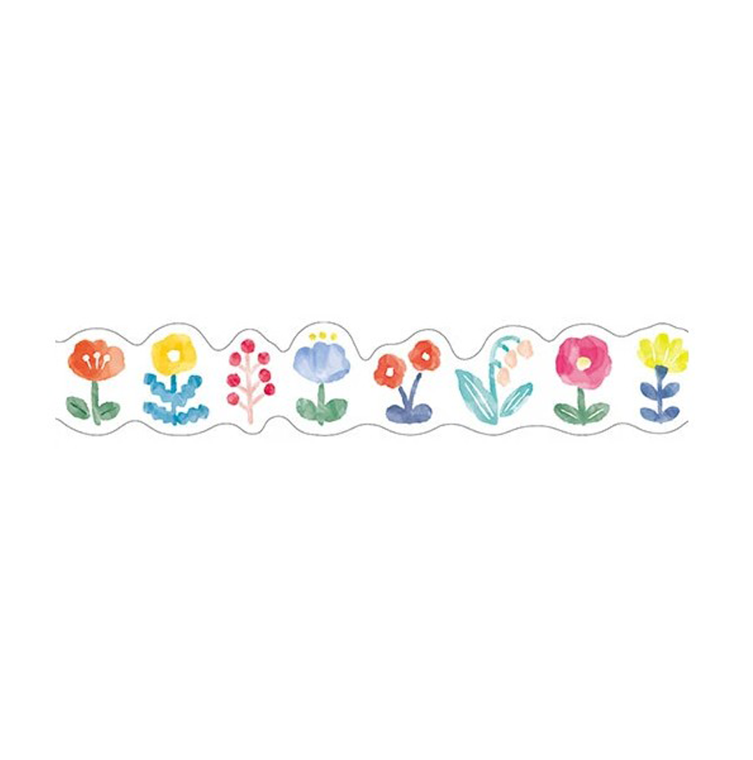Mind Wave Washi Tape Vivid Iro Die Cut Flower