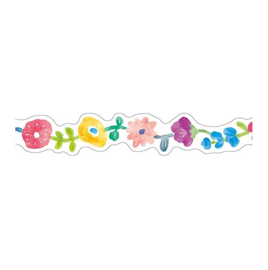 Mind Wave Washi Tape Vivid Iro Die Cut Flower 2