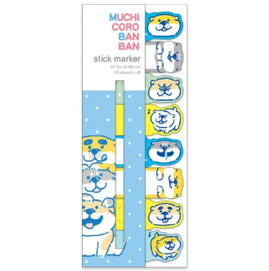Mind Wave Sticky Notes Stick Marker Rolling Blue Shibanban Series