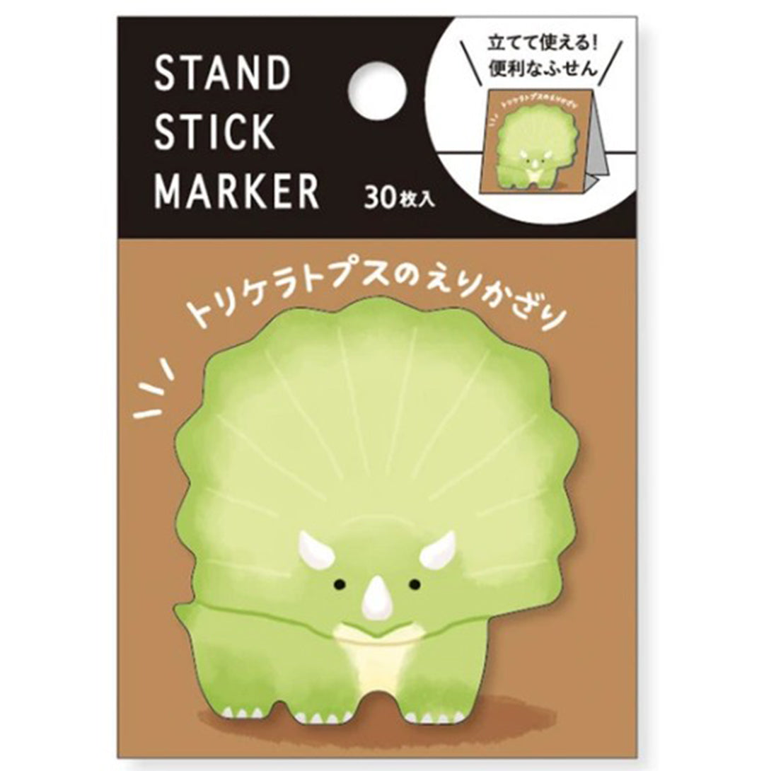 Mind Wave Sticky Notes Stand Triceratops Stick Marker