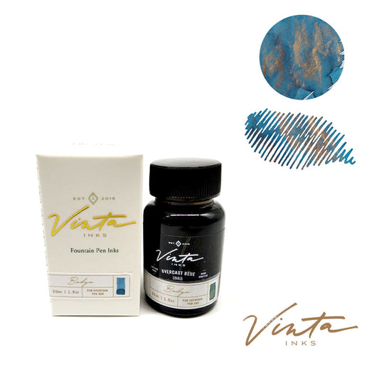 Vinta Fountain Pen Ink - Badya 1865 (Overcast Blue)