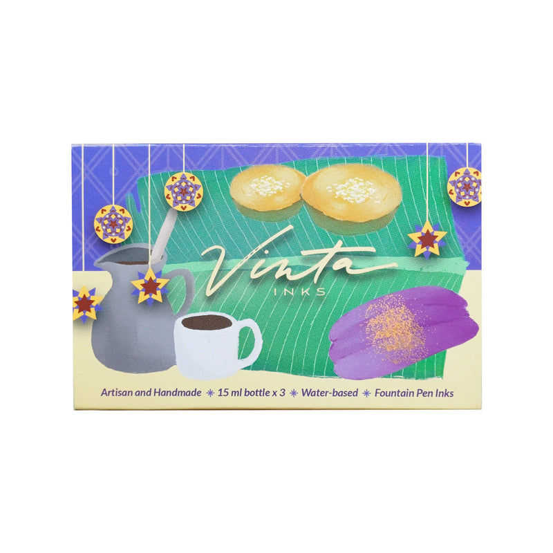 Vinta Fountain Pen Ink 'A Holiday Feast' Capsule Collection