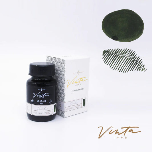 Vinta Fountain Pen Ink- Carlos 1960 (Emerald)