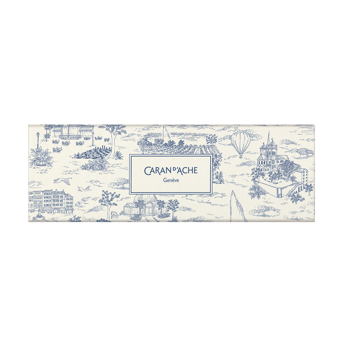 Caran d’Ache  │  Ballpoint 849™ Toile de Jouy Special Edition - White/Blue