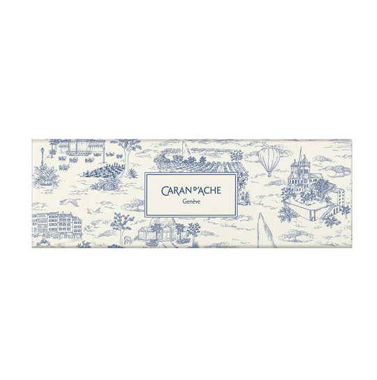 Caran d’Ache  │  Ballpoint 849™ Toile de Jouy Special Edition - White/Blue