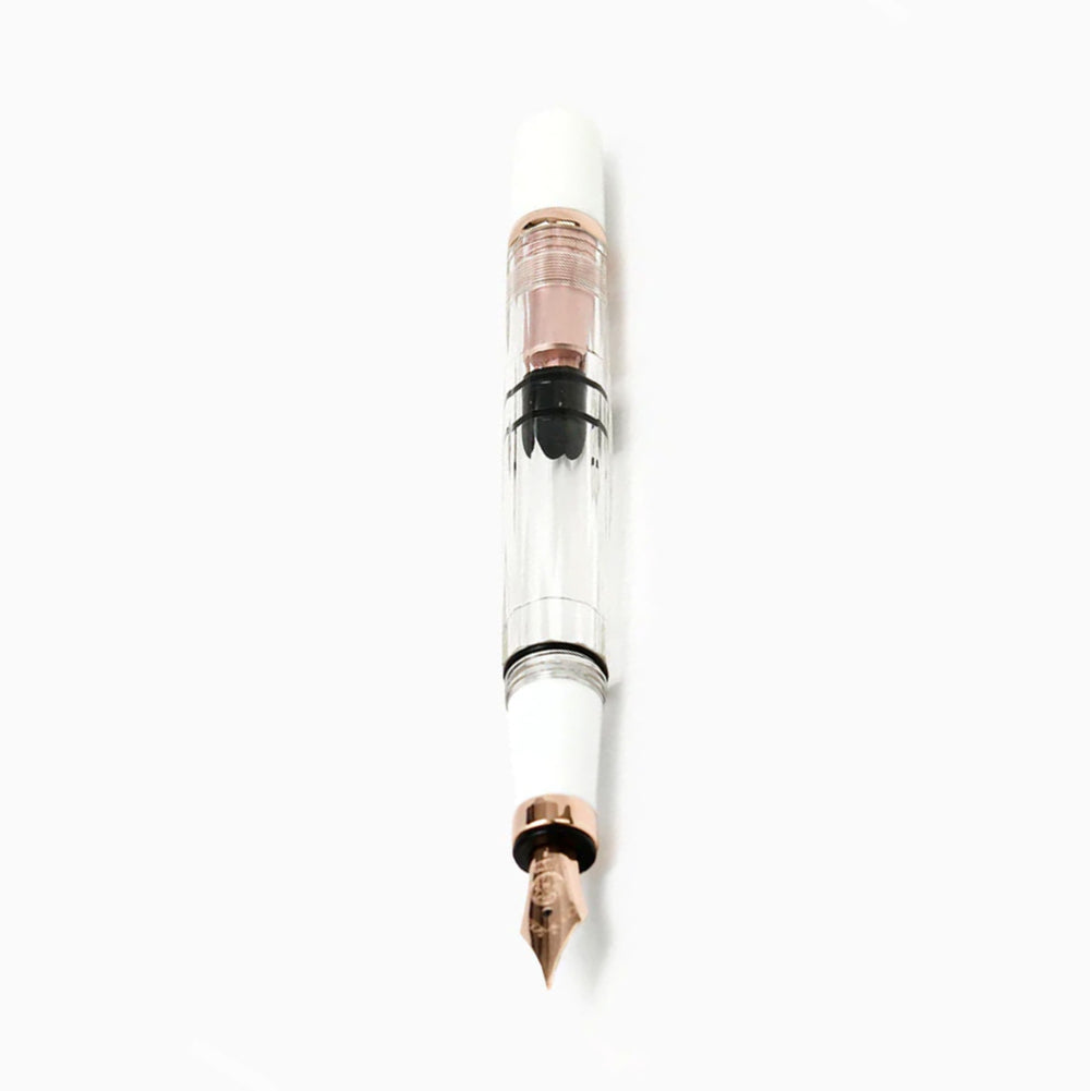 TWSBI Diamond 580AL Fountain Pen - White & Rose Gold