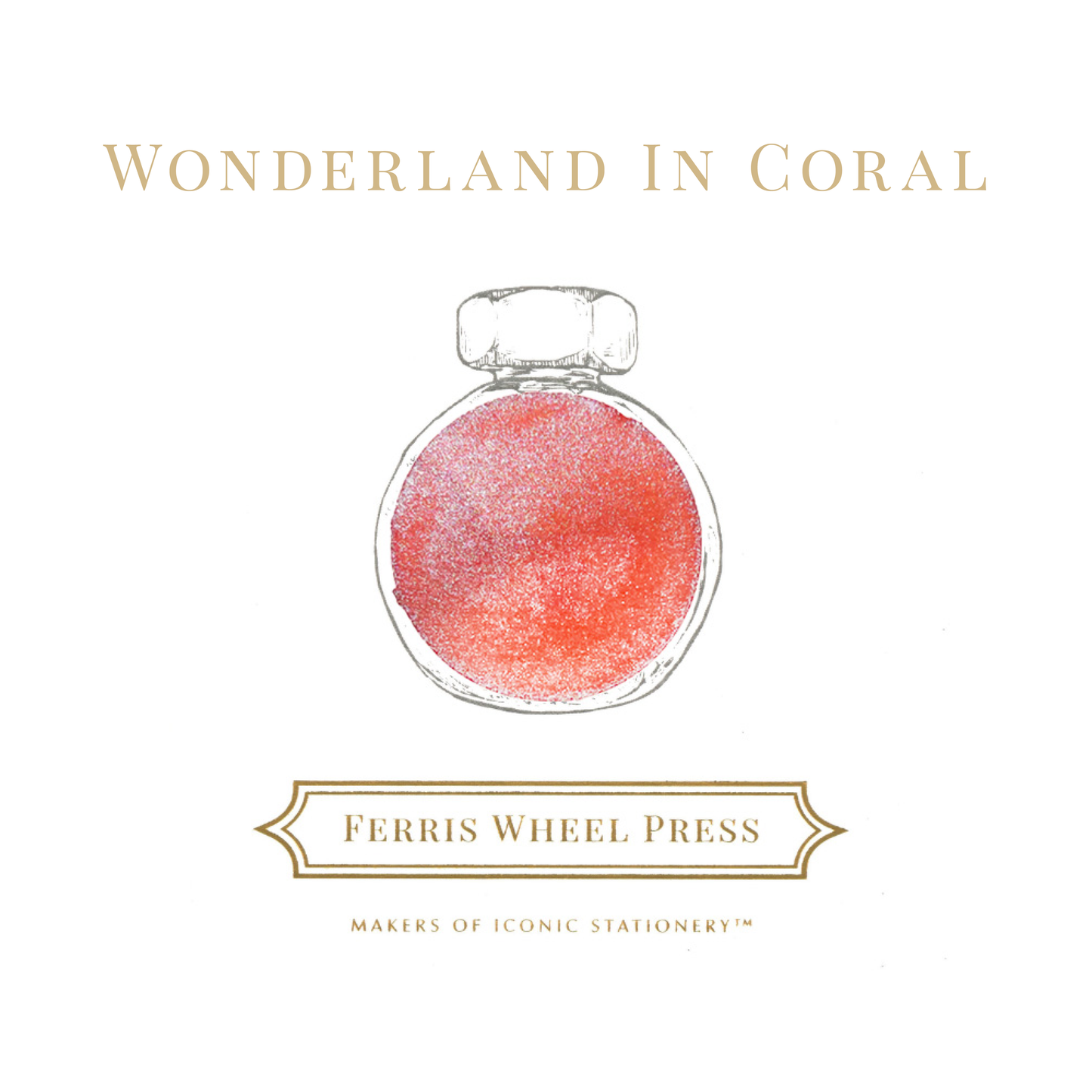 Ferris Wheel Press Wonderland in Coral