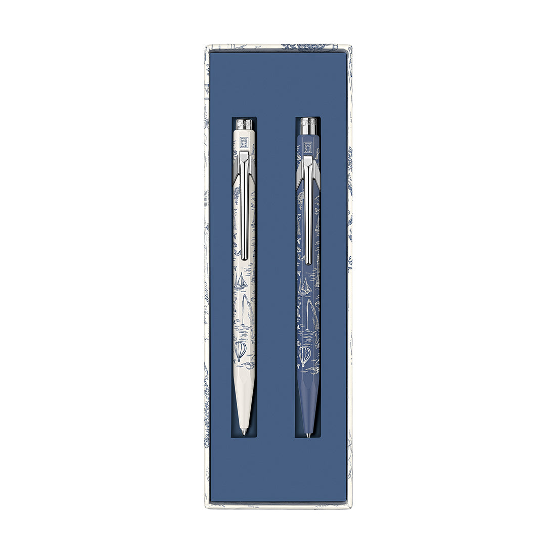 Caran d’Ache  │  Ballpoint &amp; Mechanical Pencil 849™ Toile de Jouy Gift Set. - Special Edition