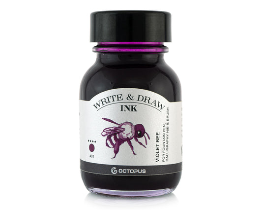 Octopus Fluids Write and Draw Fountain Pen Ink- Violet Bee