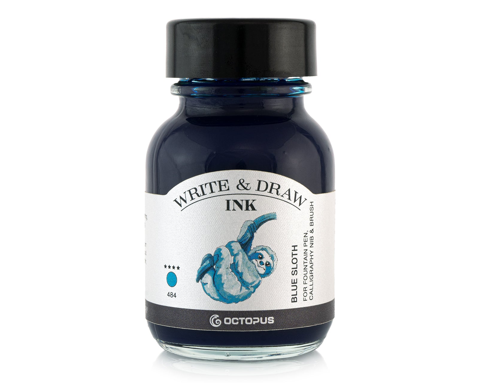 Phythons Ink Octopus Fluids Write and Draw Fountain Pen Ink- Blue Sloth – Toronto ...