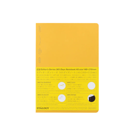Stalogy 018 Editor’s Series 365 Days Notebook Grid A5