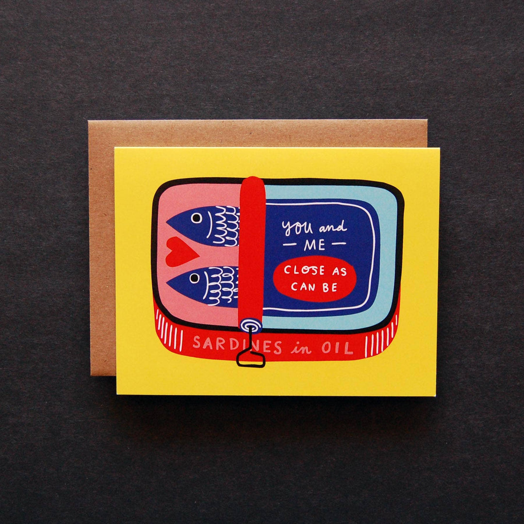 Sardines - Love &amp; Friendship Card