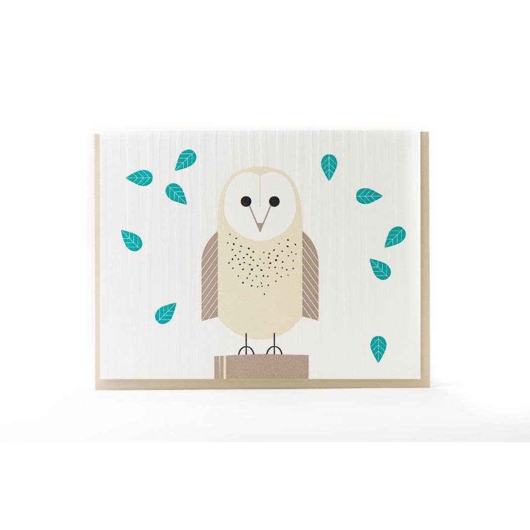 Owl Modern Card: Single Card