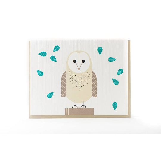 Owl Modern Card: Single Card