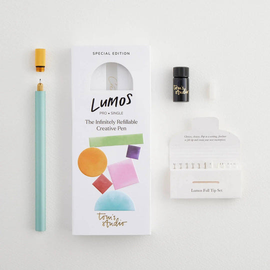 Lumos Pro - Colour Block: Sky Blue - Clementine / Duo Tip