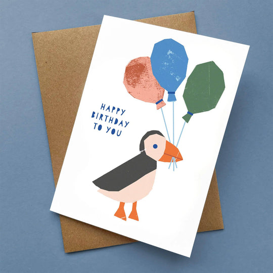 Greeting Card Puffin
