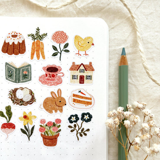 Early Spring - Planner &amp; Journal Stickers | A6 Matte Paper