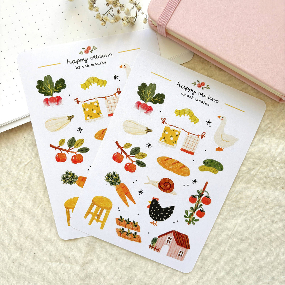 Countryside - Planner &amp; Journal Stickers | A6 Matte Paper