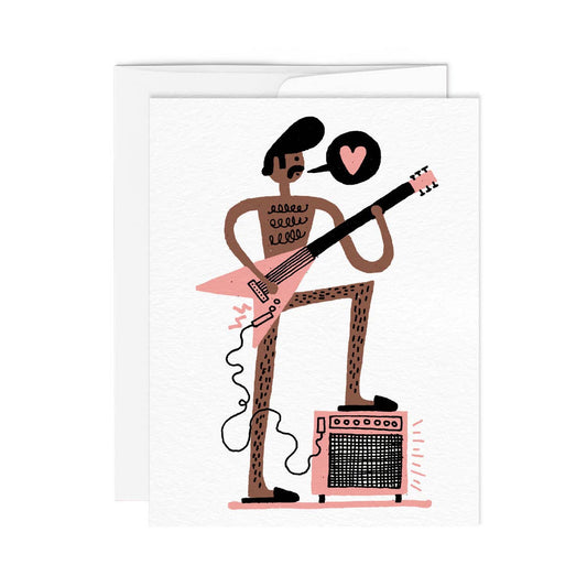 CHANTEUR DE POMME 2 — Greeting Card