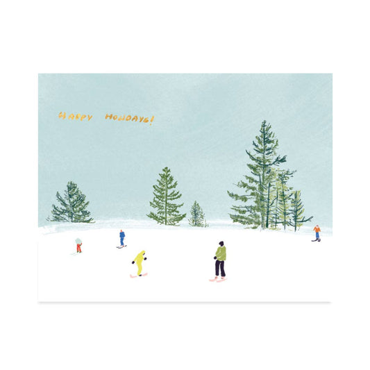 Winter Activities - Holiday Card