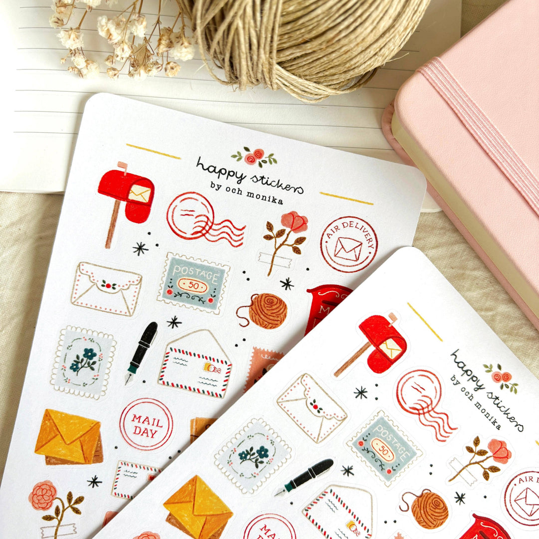 Happy Mail - Planner &amp; Journal Stickers | A6 Matte Paper