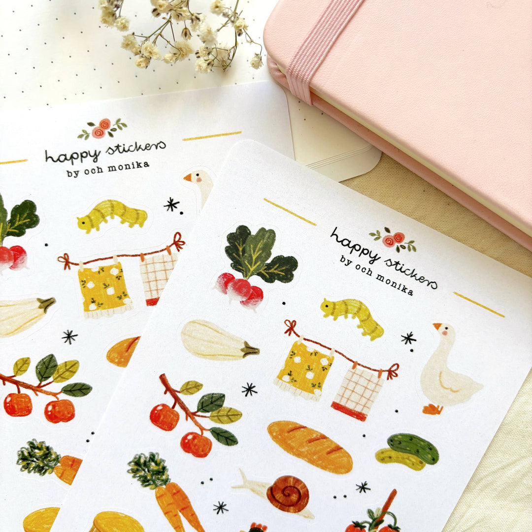 Countryside - Planner &amp; Journal Stickers | A6 Matte Paper